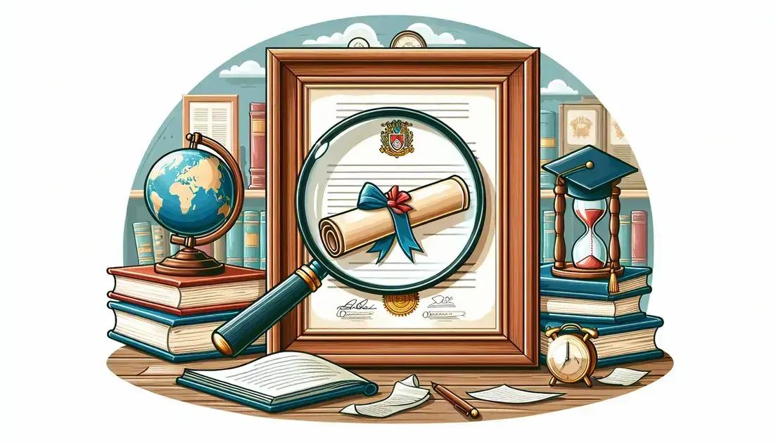 Passos necessários para a validação do diploma